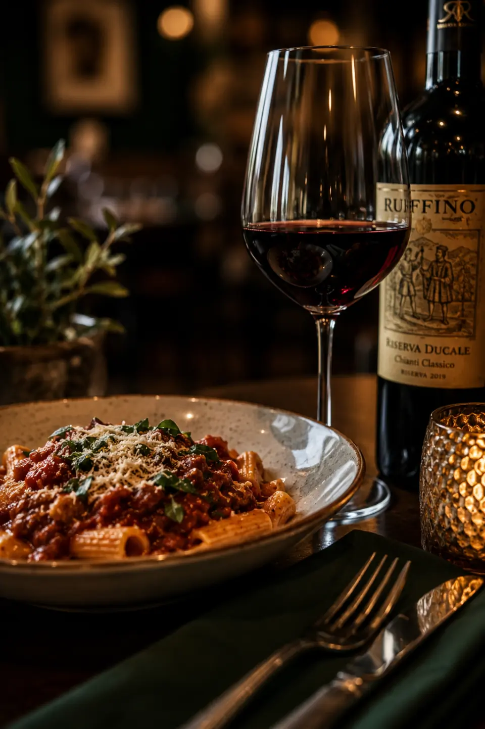 Italian food at Palazzo di Bocce