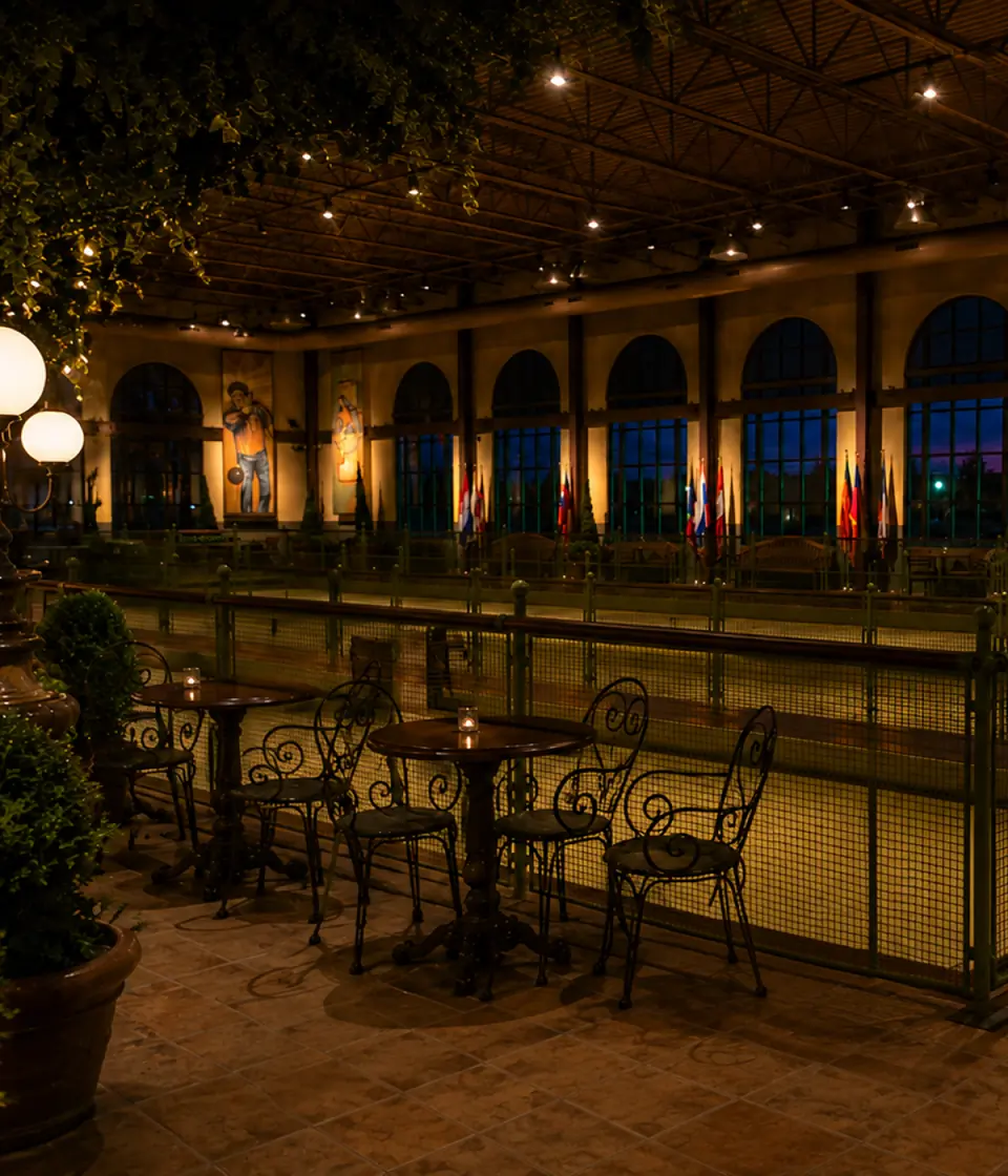 Palazzo di Bocce dining room